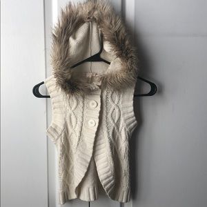 Ivory Sweater Vest
